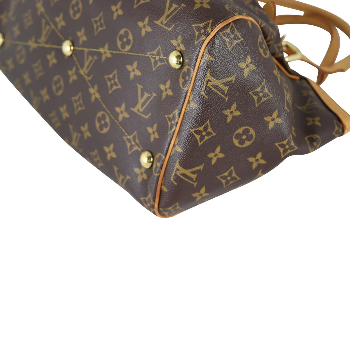 Louis Vuitton Tivoli GM Monogram Corner Close Up
