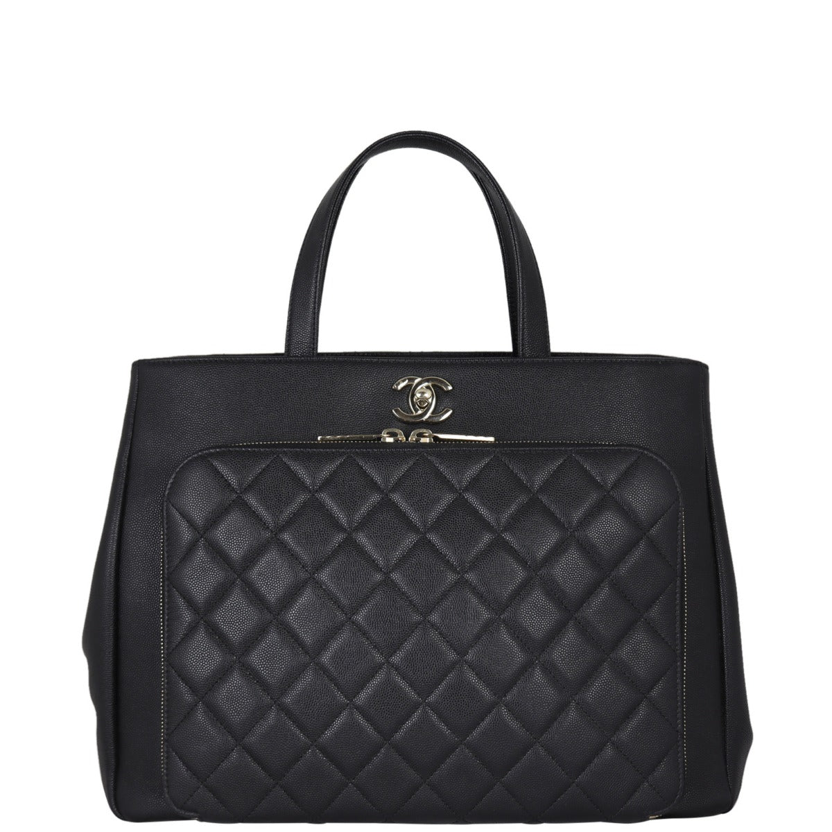 Chanel Business Affinity Shopping Tote Large Front