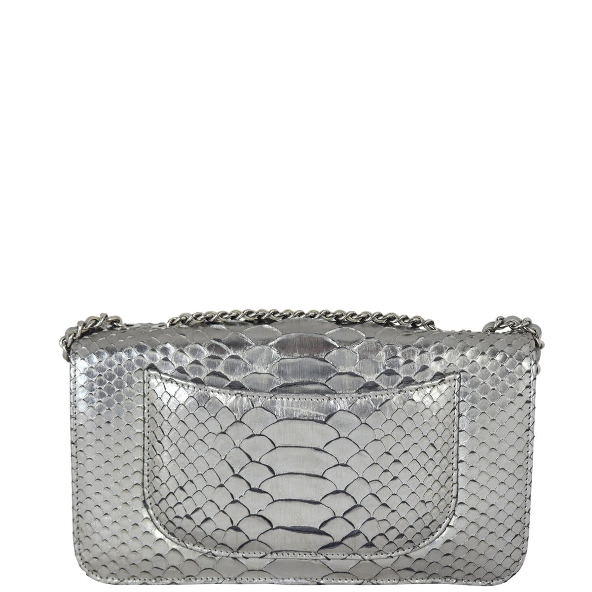 Chanel Python Clutch on Chain Back