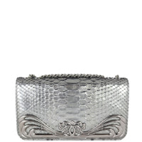 Chanel Python Clutch on Chain Front