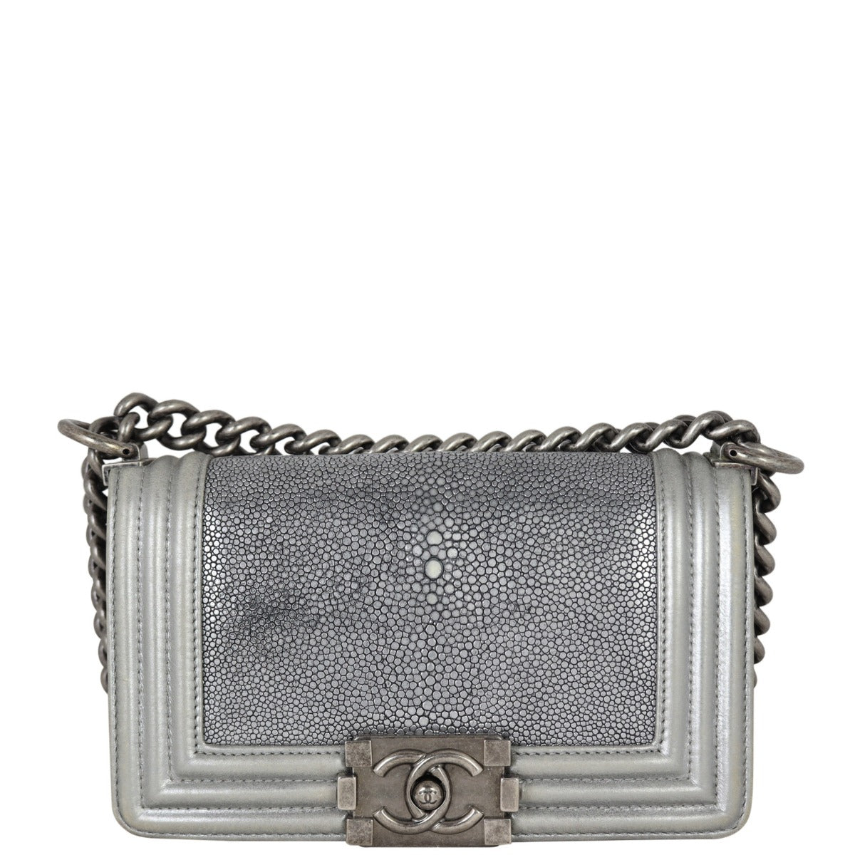 Chanel Boy Small Galuchat Front