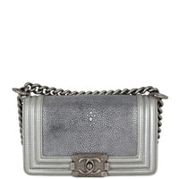 Chanel Boy Small Galuchat Front