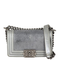 Chanel Boy Small Galuchat Front With Strap