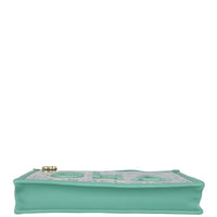 Chanel Logo Tweed Clutch Base