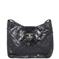 Chanel Quilted CC Shoulder Bag Front