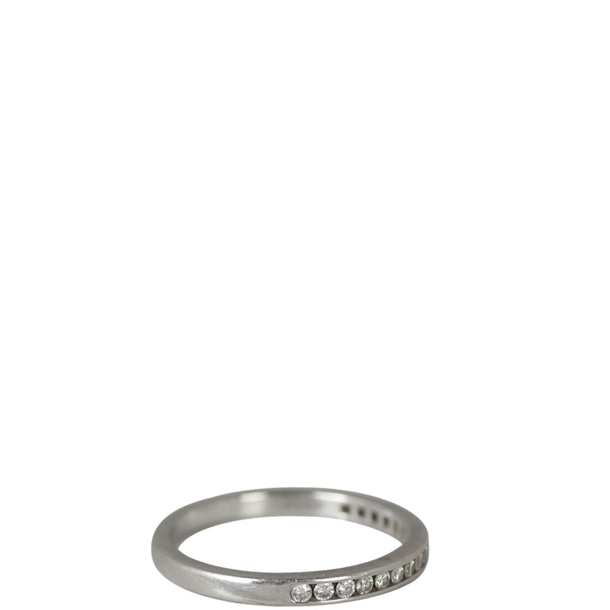 Tiffany & Co Setting Wedding Band Half Circle Diamond Platinum