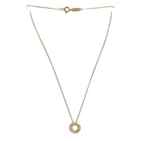 Tiffany & Co. Atlas Pierced Pendant 18k Yellow Gold Diamond Necklace