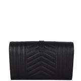 Saint Laurent Monogram Mix Matelasse Envelope Wallet on Chain Back