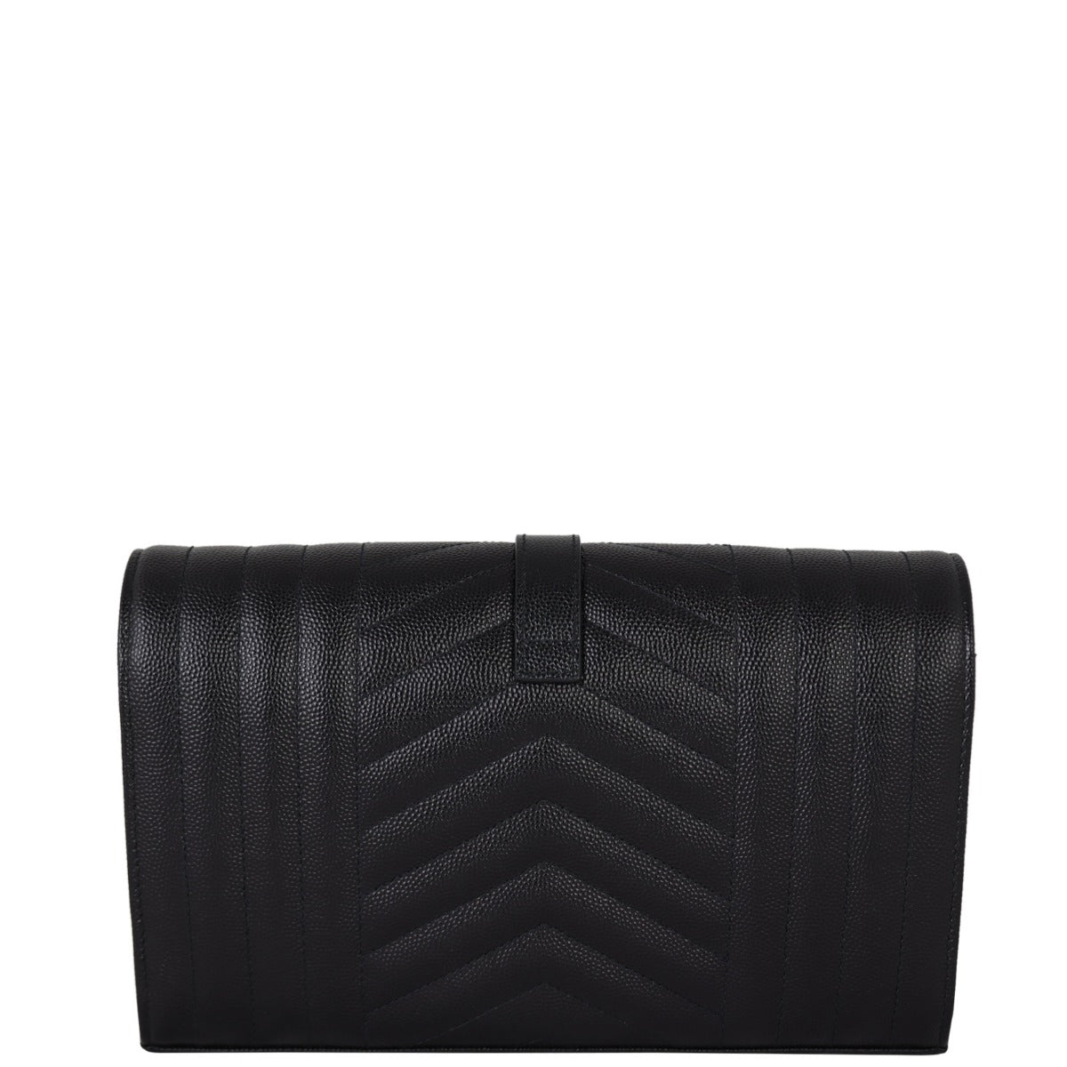Saint Laurent Monogram Mix Matelasse Envelope Wallet on Chain Back