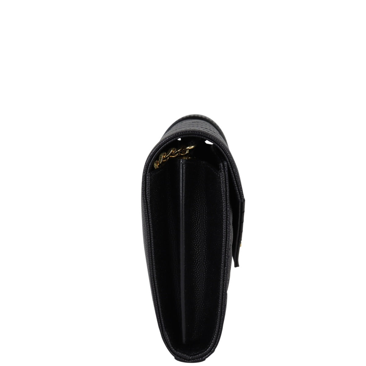 Saint Laurent Monogram Mix Matelasse Envelope Wallet on Chain Side