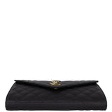 Saint Laurent Monogram Mix Matelasse Envelope Wallet on Chain Base