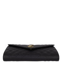 Saint Laurent Monogram Mix Matelasse Envelope Wallet on Chain Base