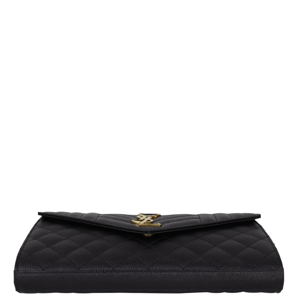 Saint Laurent Monogram Mix Matelasse Envelope Wallet on Chain Base