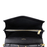 Saint Laurent Monogram Mix Matelasse Envelope Wallet on Chain Whole Interior
