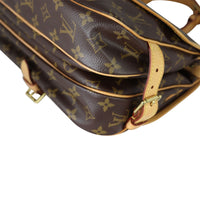 Louis Vuitton Saumur 30 Monogram Corner Close Up