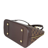 Louis Vuitton Alma PM Damier Ebene with Strap Corner Distance