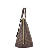 Louis Vuitton Alma PM Damier Ebene with Strap Side
