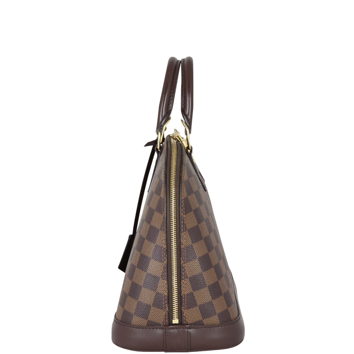 Louis Vuitton Alma PM Damier Ebene with Strap Side