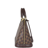 Louis Vuitton Alma PM Damier Ebene with Strap Side