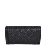 Chanel Boy Long Flap Wallet Back