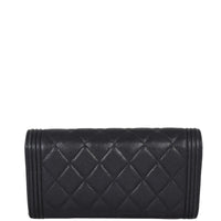 Chanel Boy Long Flap Wallet Back