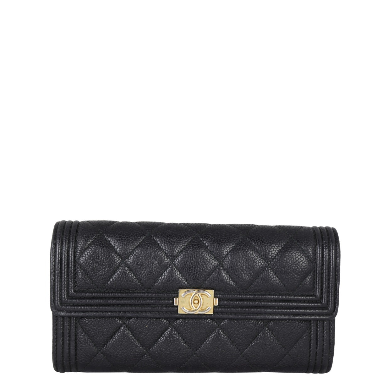 Chanel Boy Long Flap Wallet Front