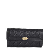Chanel Boy Long Flap Wallet Front