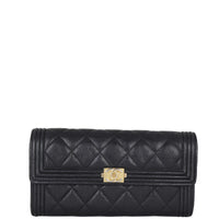 Chanel Boy Long Flap Wallet Front