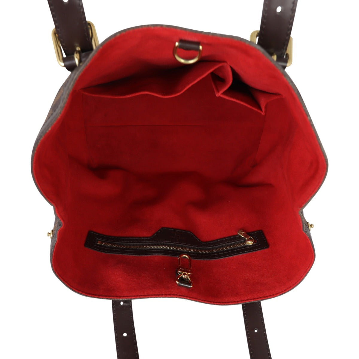 Louis Vuitton Hampstead MM Damier Ebene Whole Interior