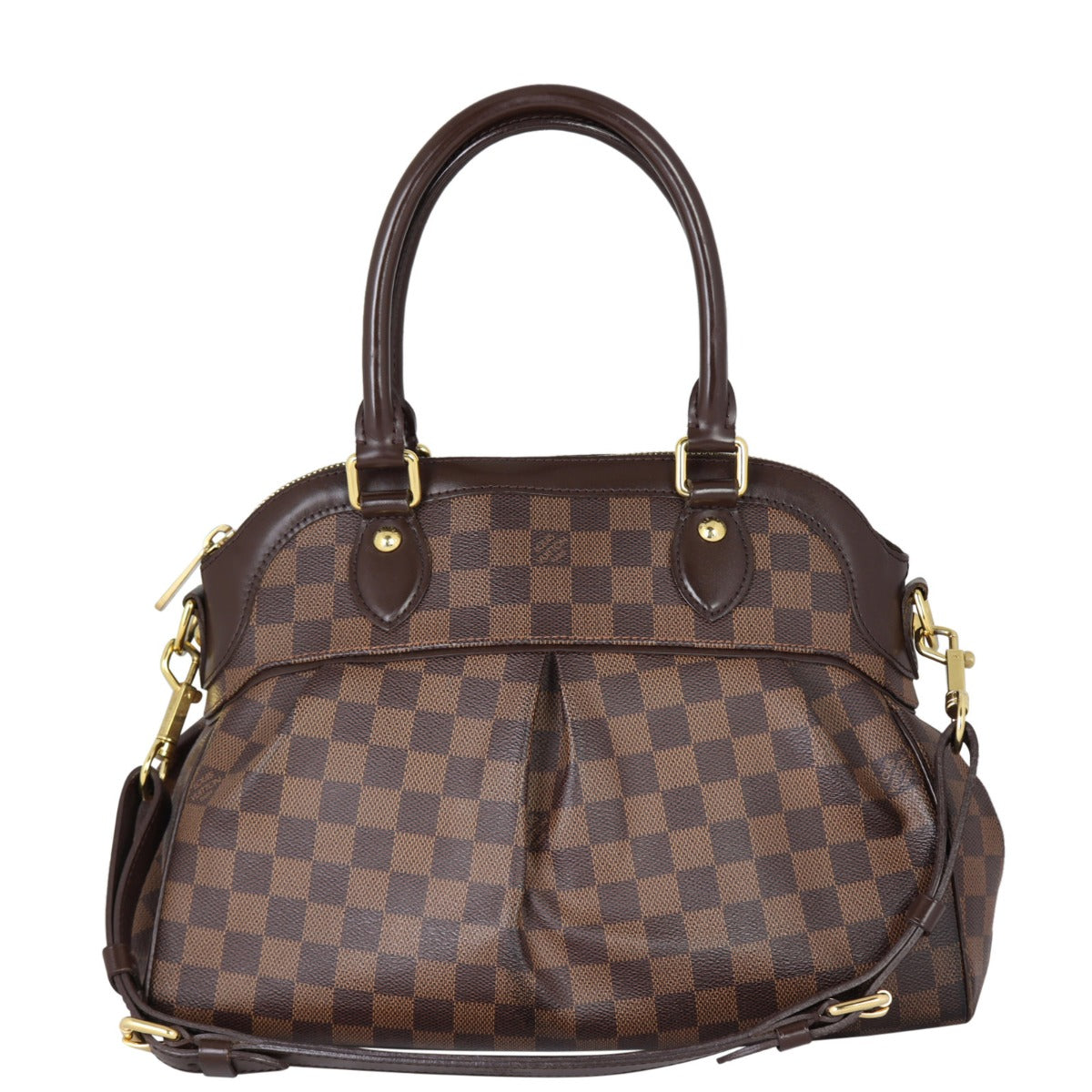 Louis Vuitton Trevi PM Damier Ebene Front With Strap