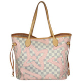 Louis Vuitton Neverfull MM Damier Azur Tahitienne Back