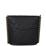 Chanel Quilted Hobo Bag Small Back
