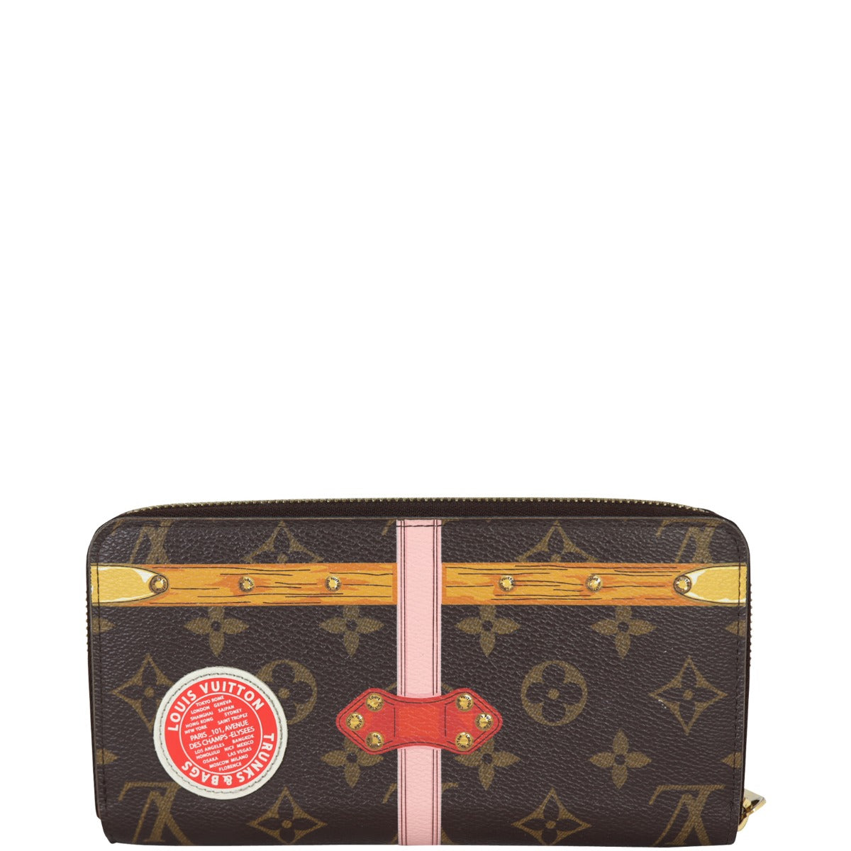 Louis Vuitton Zippy Wallet Monogram Summer Trunks Back