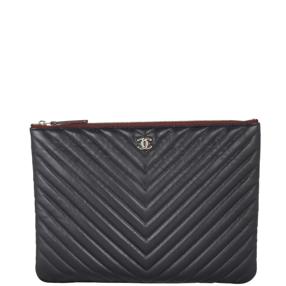 Chanel Chevron O-Case Front