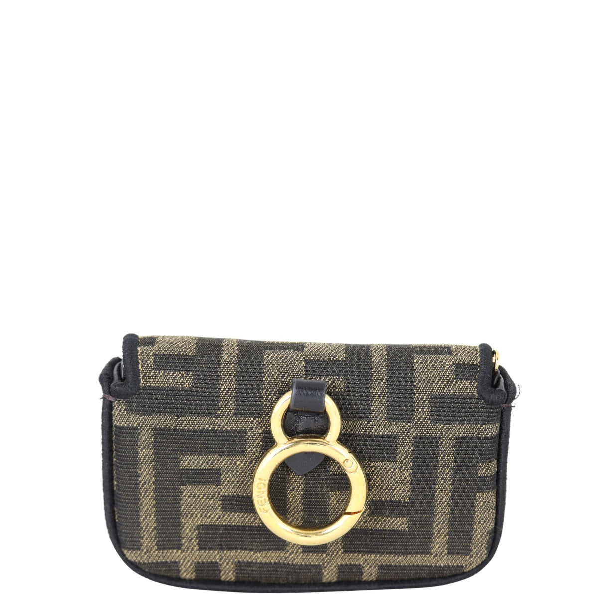Fendi Nano Baguette Charm Jacquard Front