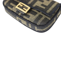 Fendi Nano Baguette Charm Jacquard Corner Close Up