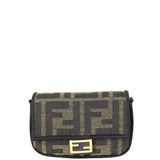 Fendi Nano Baguette Charm Jacquard Back