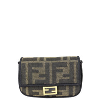 Fendi Nano Baguette Charm Jacquard Back