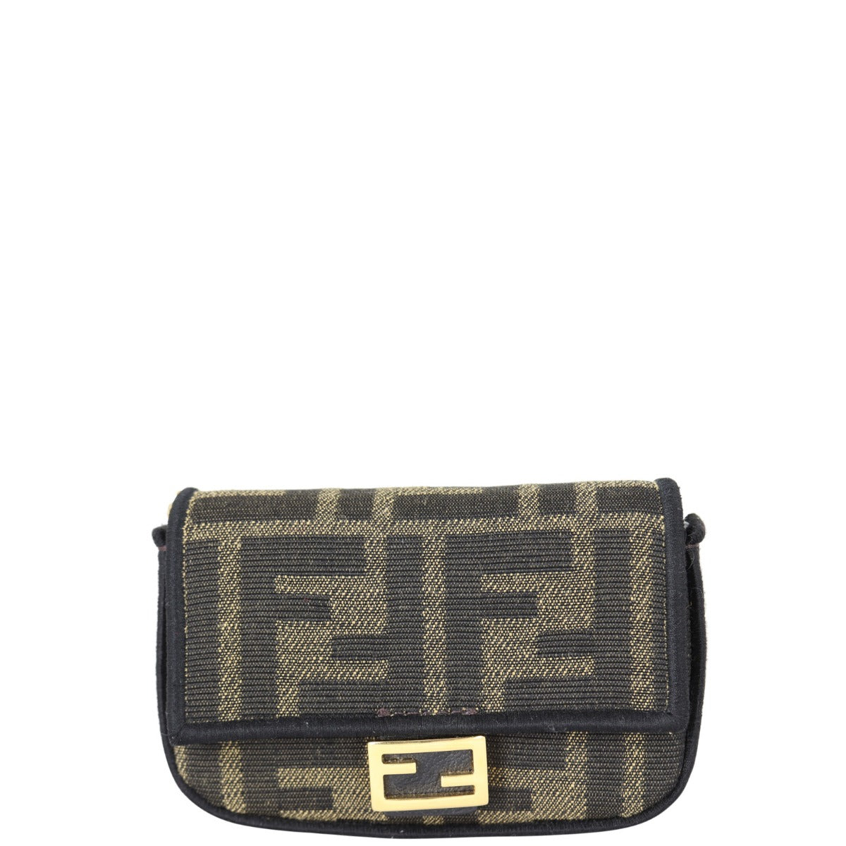 Fendi Nano Baguette Charm Jacquard Back