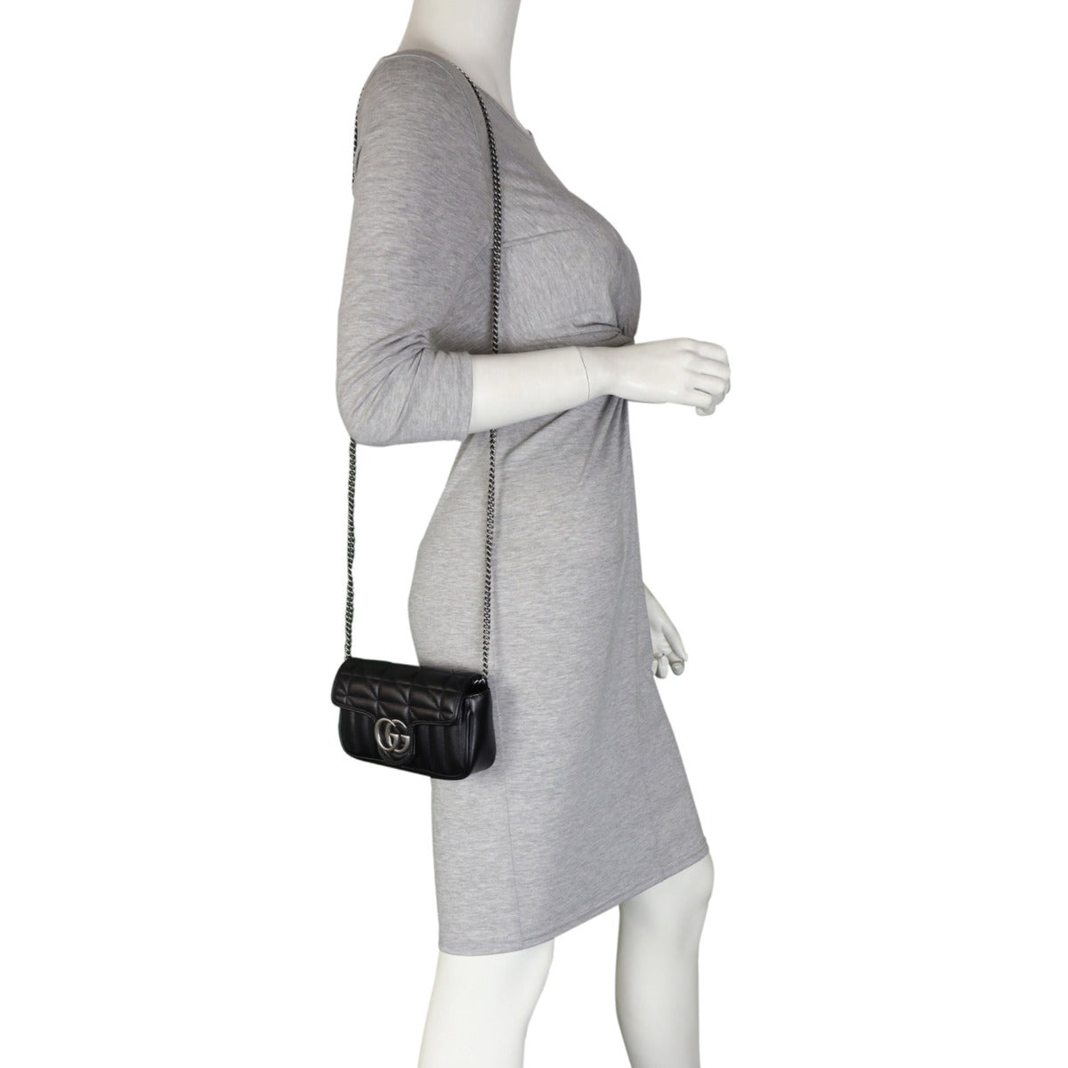 Gucci GG Marmont Super Mini Shoulder Bag Mannequin