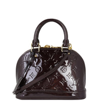 Louis Vuitton Alma BB Monogram Vernis Front With Strap