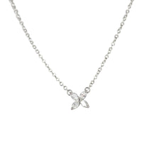 Tiffany & Co Victoria Diamond Platinum Necklace Mini Pendant