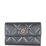 Chanel Embellished CC Compact Wallet Front