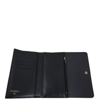 Chanel Embellished CC Compact Wallet Interior