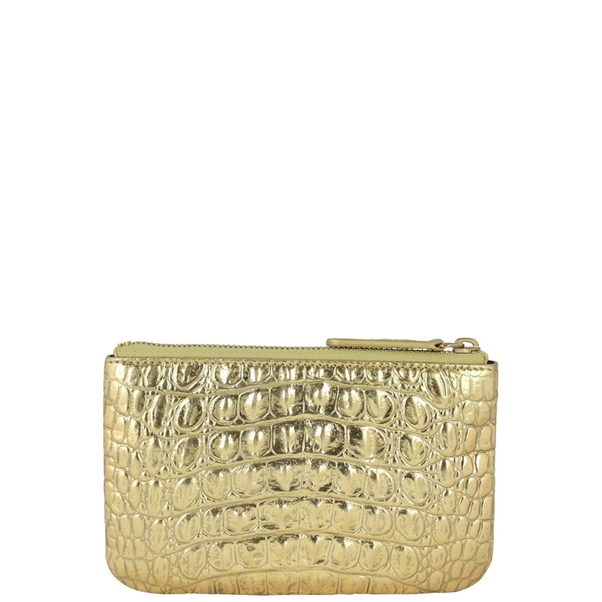 Chanel O-Case Mini Croc embossed Front