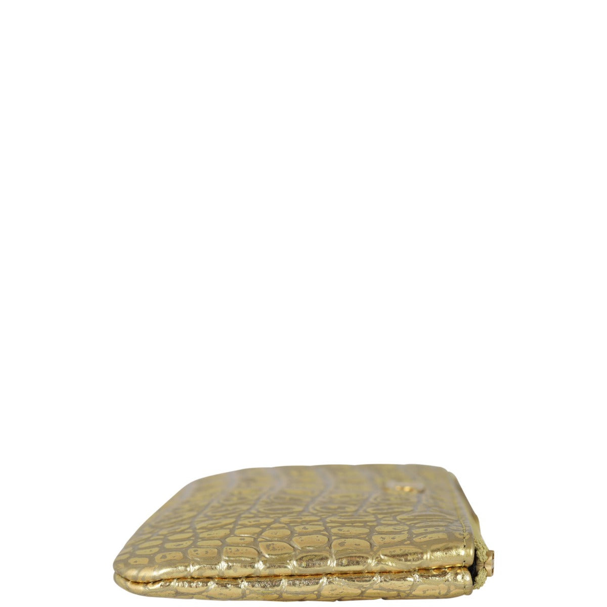 Chanel O-Case Mini Croc embossed Side