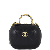 Chanel CC Bubble Vanity Case  Front