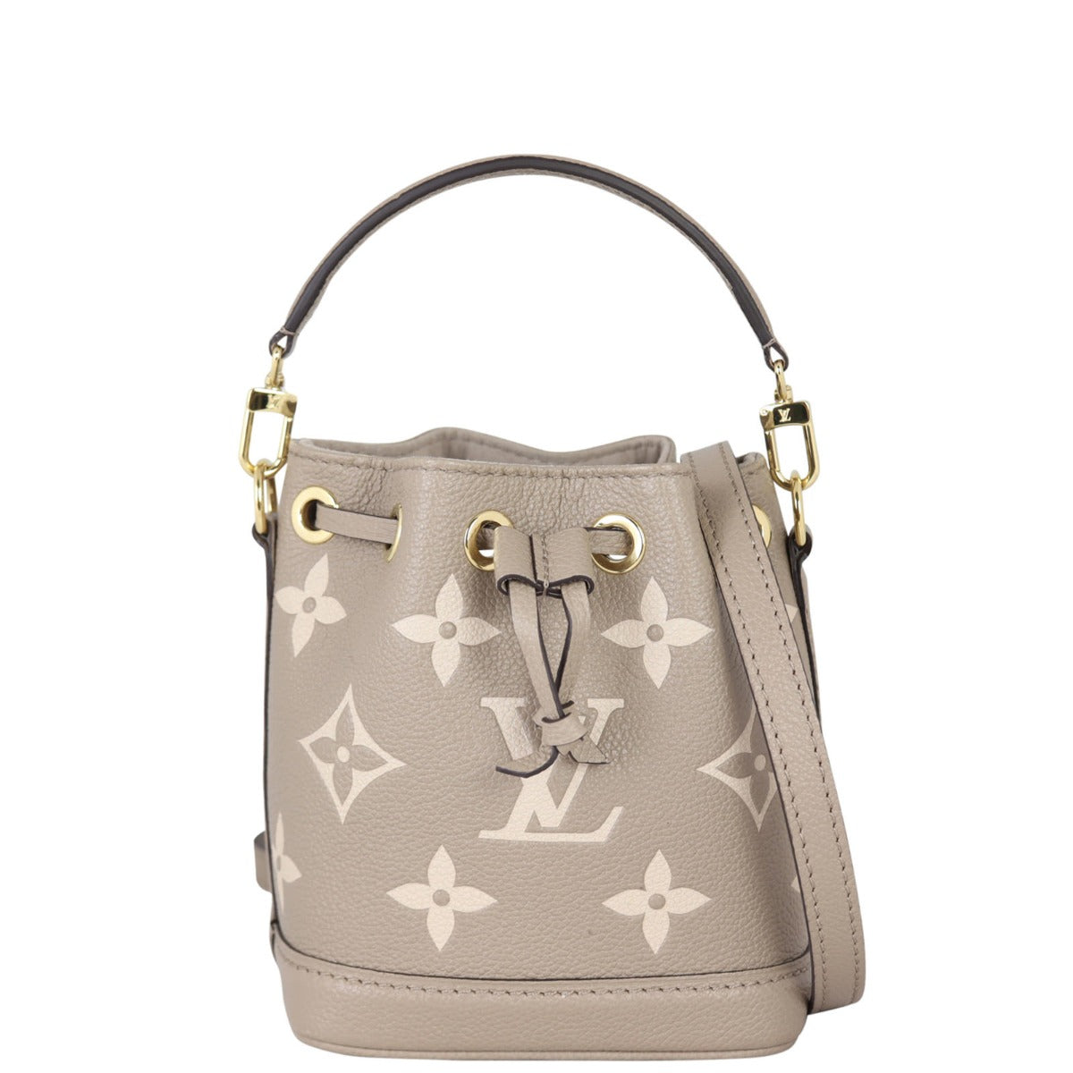 Louis Vuitton Nano Noe Monogram Empreinte Front with Strap