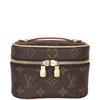 Louis Vuitton Nice Nano Toiletry Pouch Monogram Front