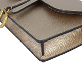 Dior Saddle Belt Pouch Leather Corner Close Up